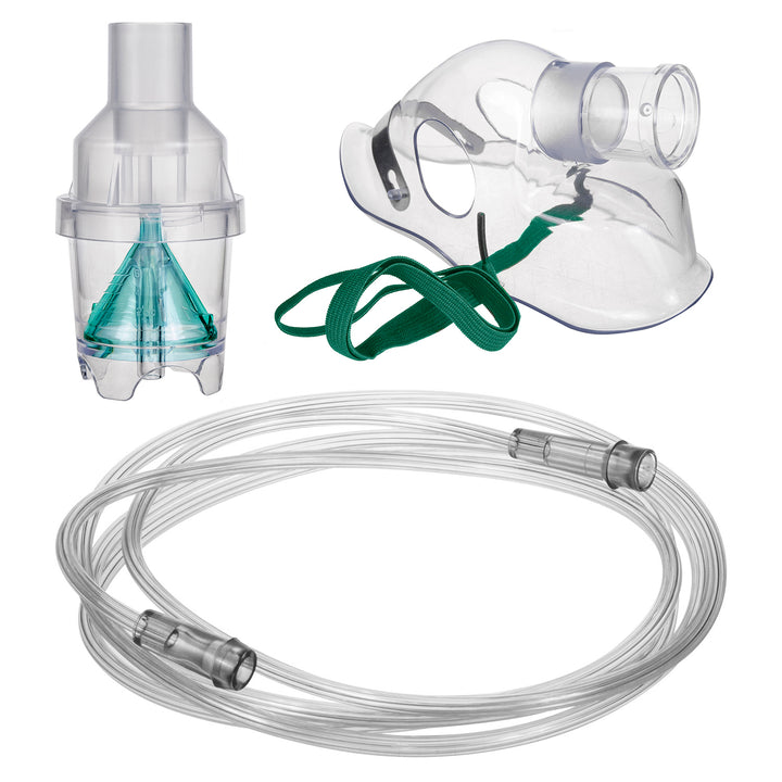 Omnibus Kompressor Inhalator BR-CN116 Weiß + Schlauch + Tasche