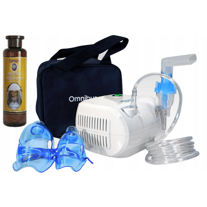 Omnibus BR-CN116 White Compressor Inhaler with Saline Mist for Effective Respiratory Treatment