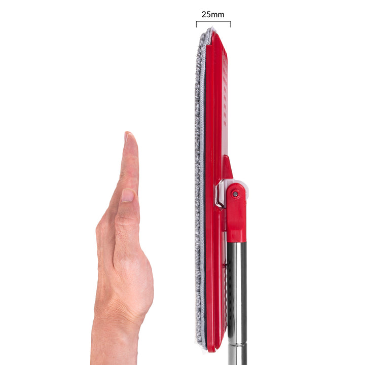 Flach-Mopp und 2 in 1 Eimer 8L Wischmop Set Wischmop Bodenwischer Mopp Mop Reinigungssystem Reiniger (Flach-Mopp und Eimer Set + 3X Ersatzbezüge)