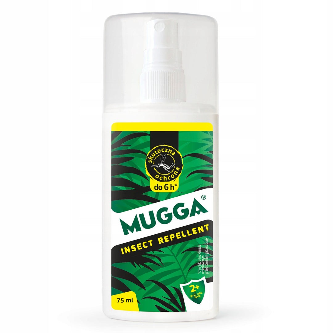 Mugga spray 9.5% 75ml for mosquitoes ticks + Soothing Lotion 50ml