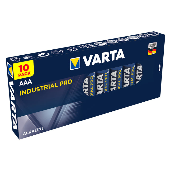 Varta Industrial AA AAA 20-piece alkaline battery set.