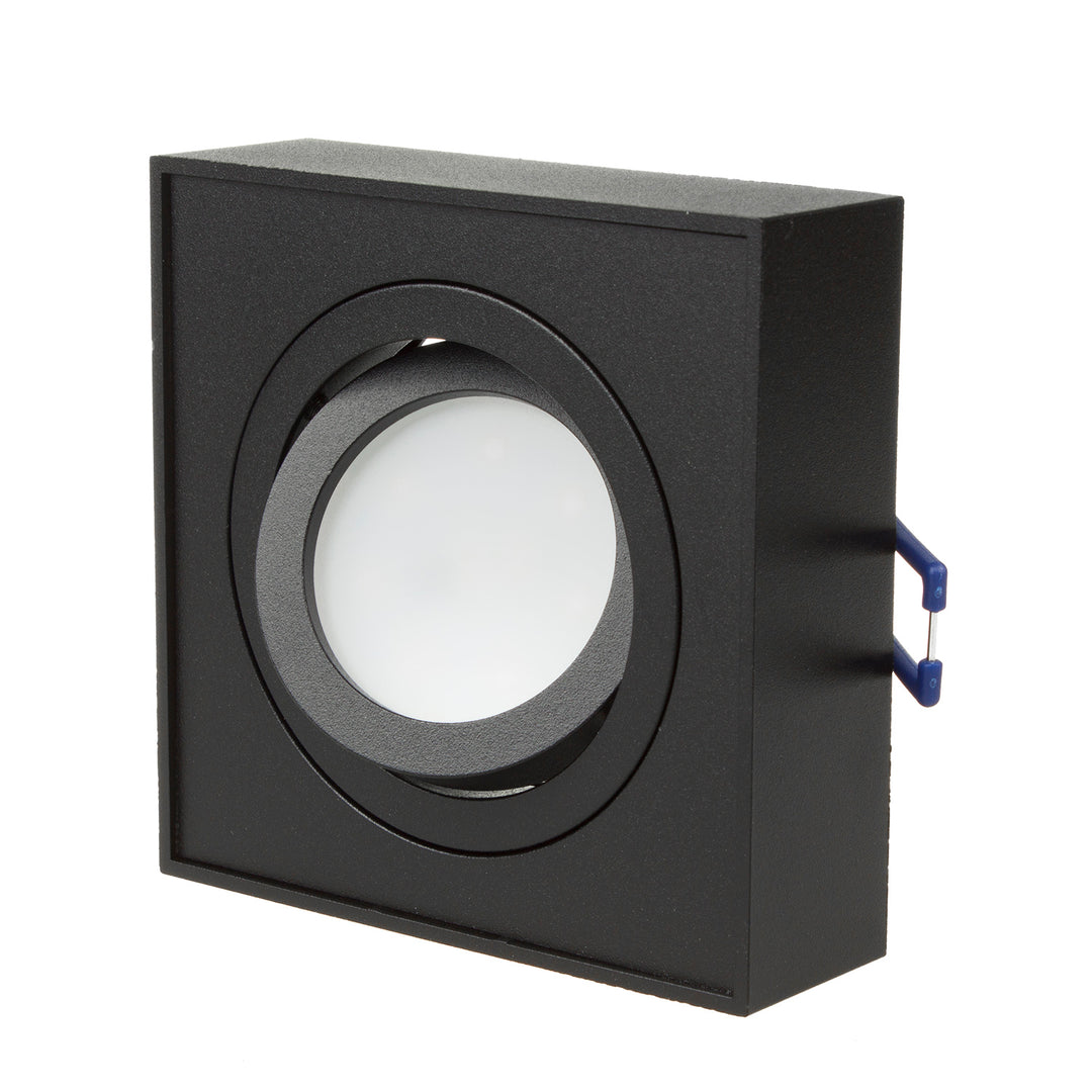 MCE464 B 7W black + GU10 flush mount light fixture