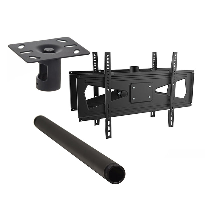 Ceiling mount for two televisions MC-703 set with MC-706 and MC-707