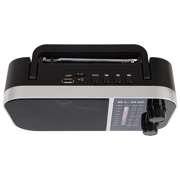 Blow Portable analog AM/FM radio RA6 battery and mains power