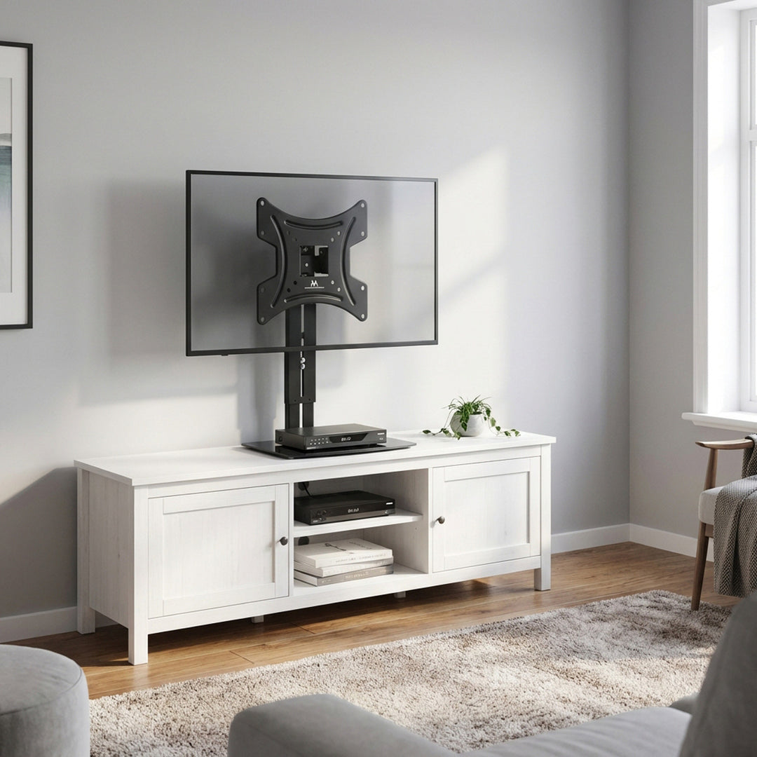 Wall mount for TV with Maclean shelf, max. 20 kg, max. VESA 200x200, for TVs 15-42", MC-451