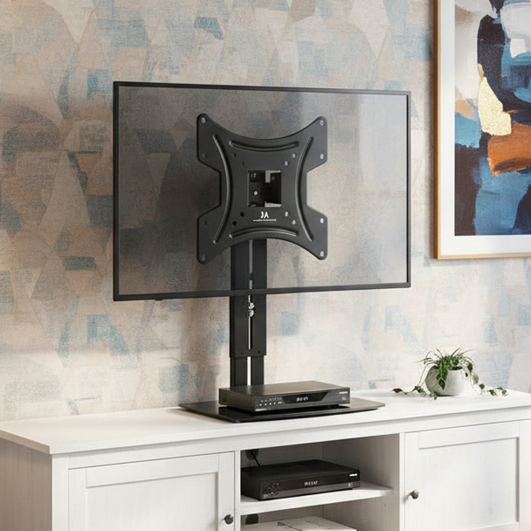 Wall mount for TV with Maclean shelf, max. 20 kg, max. VESA 200x200, for TVs 15-42", MC-451