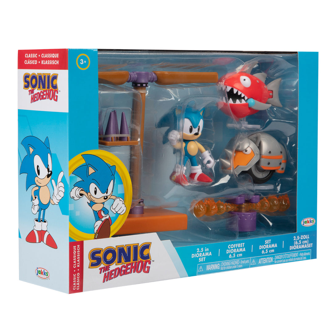 Sonic the Hedgehog Flying Battery Zone Diorama Playset – Complete with Detailed Figures and Interactive Accessories for Ultimate Action-Packed Fun