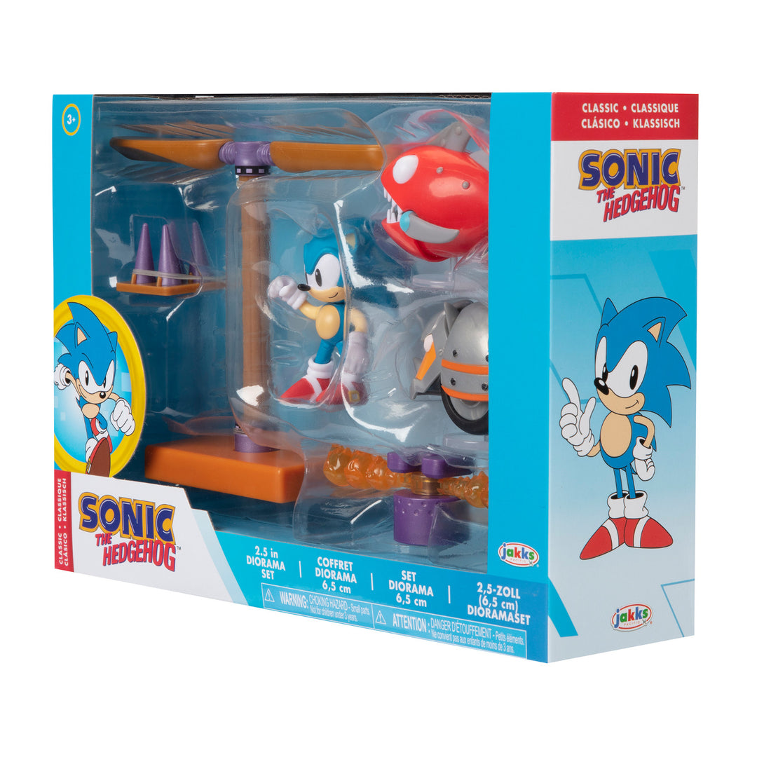 Sonic the Hedgehog Flying Battery Zone Diorama Playset – Complete with Detailed Figures and Interactive Accessories for Ultimate Action-Packed Fun