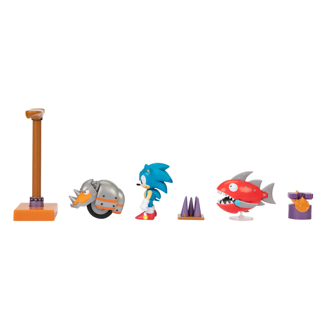 Sonic the Hedgehog Flying Battery Zone Diorama Playset – Complete with Detailed Figures and Interactive Accessories for Ultimate Action-Packed Fun