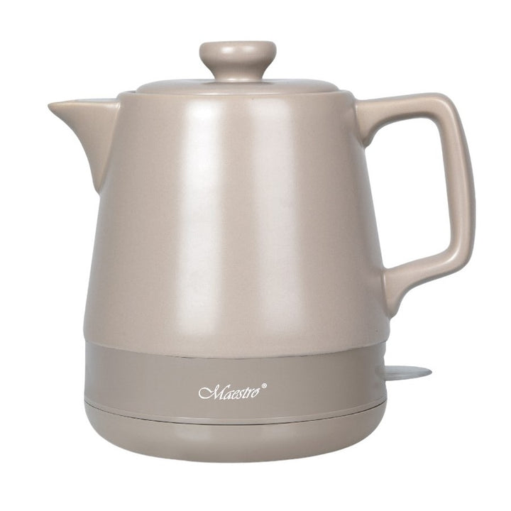 Ceramic electric kettle 1l Maestro MR-071 Beige 1200W, UK plug