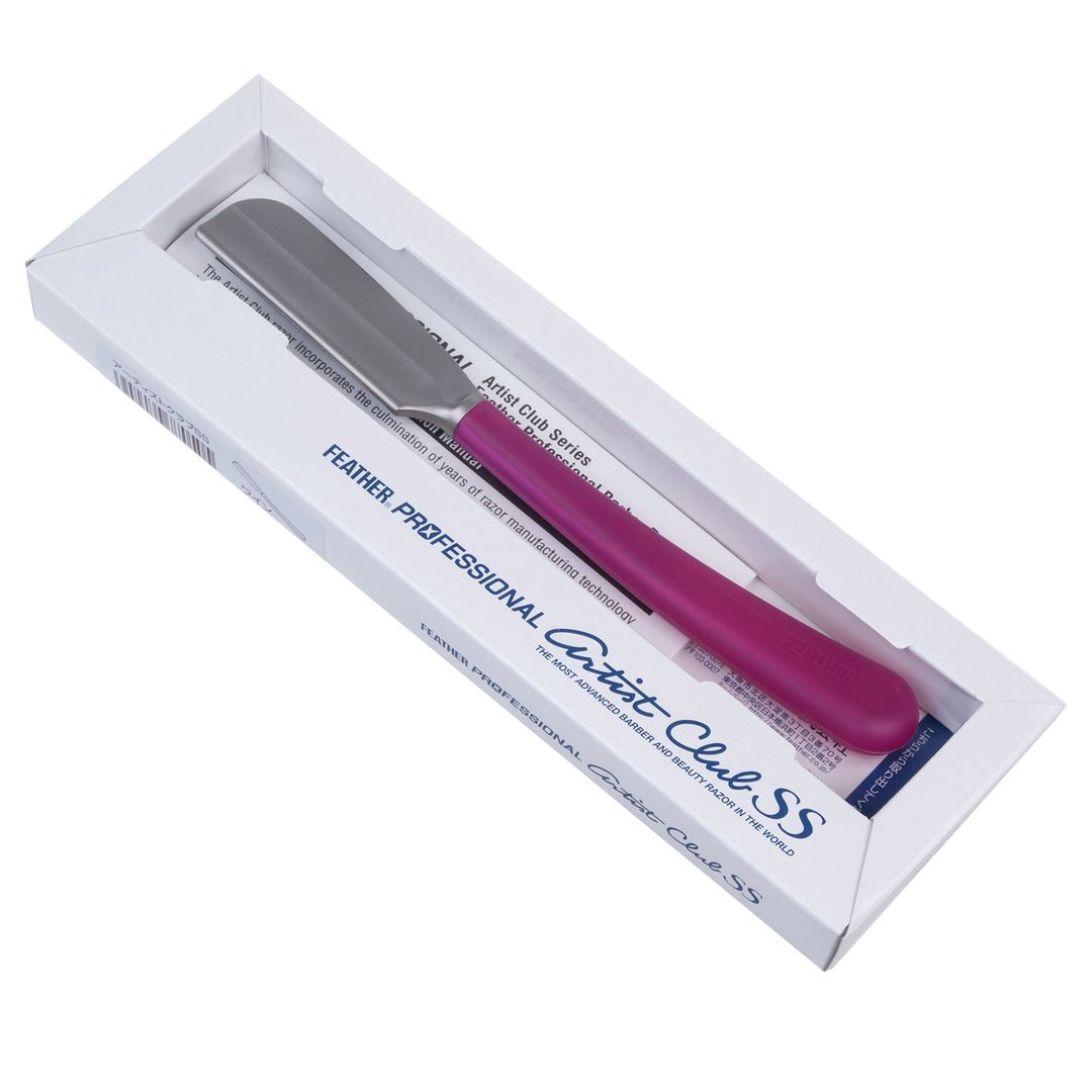 Feather Professional Artist Club Wine ACS-NW Japanese Style Shavette Razor Manual Shaver Wine Colour