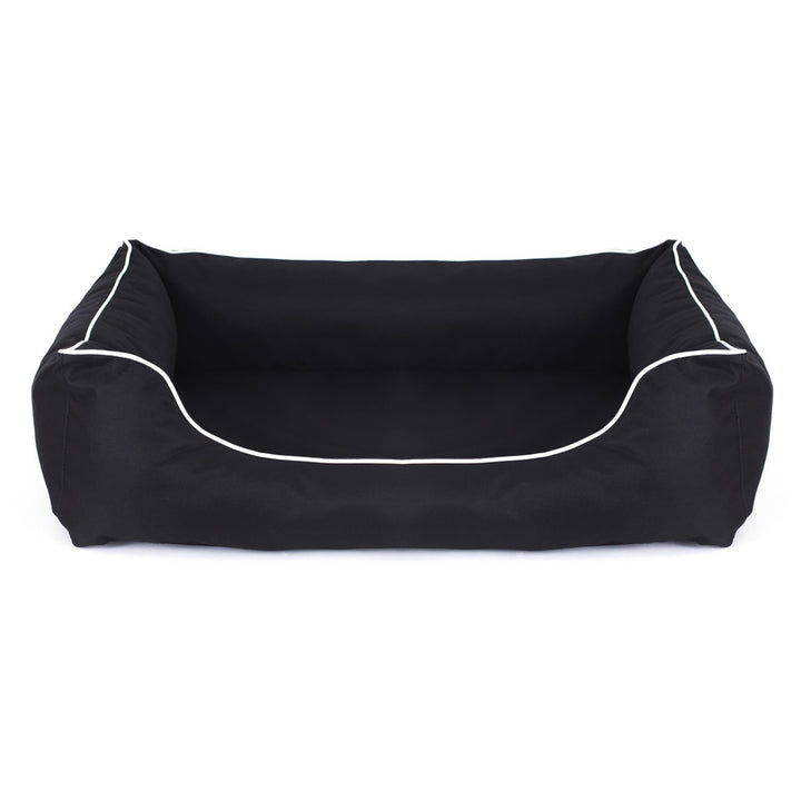 Mestizo Valencia Orthopedic Orthopedic Pet Bed Dog Basket Pet Bed Dog Sofa Cover Waterproof Polyester Fabric Cordura Outside Size: 80 x 60cm / Inside Size: 40x56cm Black/White