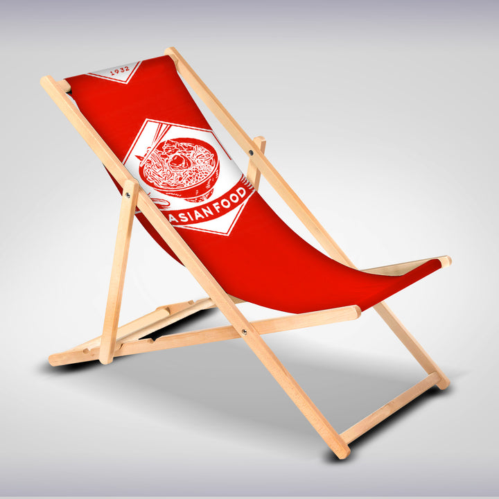 5x GreenBlue GB183 Classic Beechwood Lounger with your own imprint