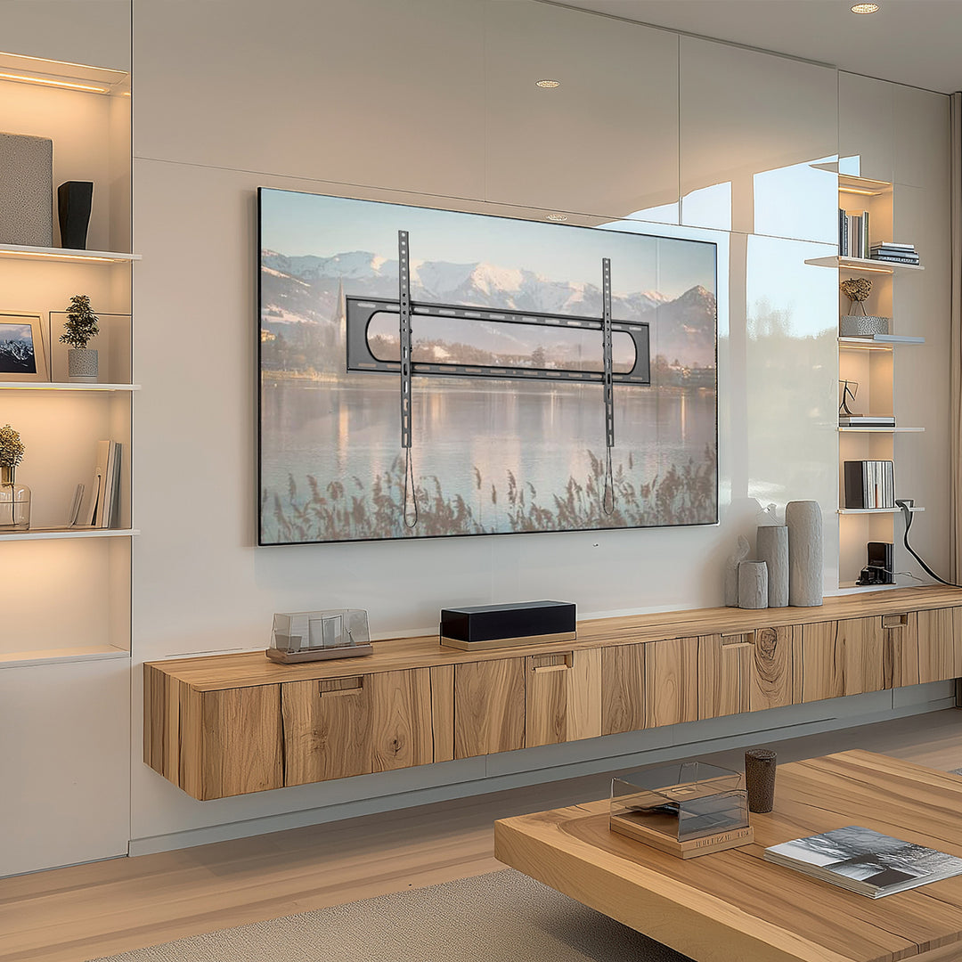 Maclean-Halterung für TV max. VESA 900x600, 60-120", 120kg, schwarz, MC-750N