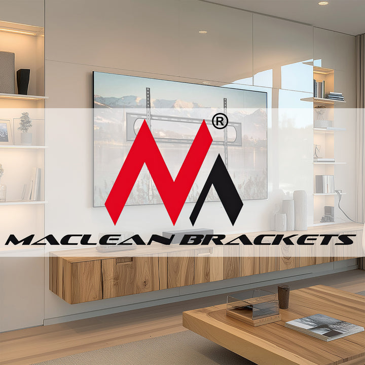 Maclean-Halterung für TV max. VESA 900x600, 60-120", 120kg, schwarz, MC-750N