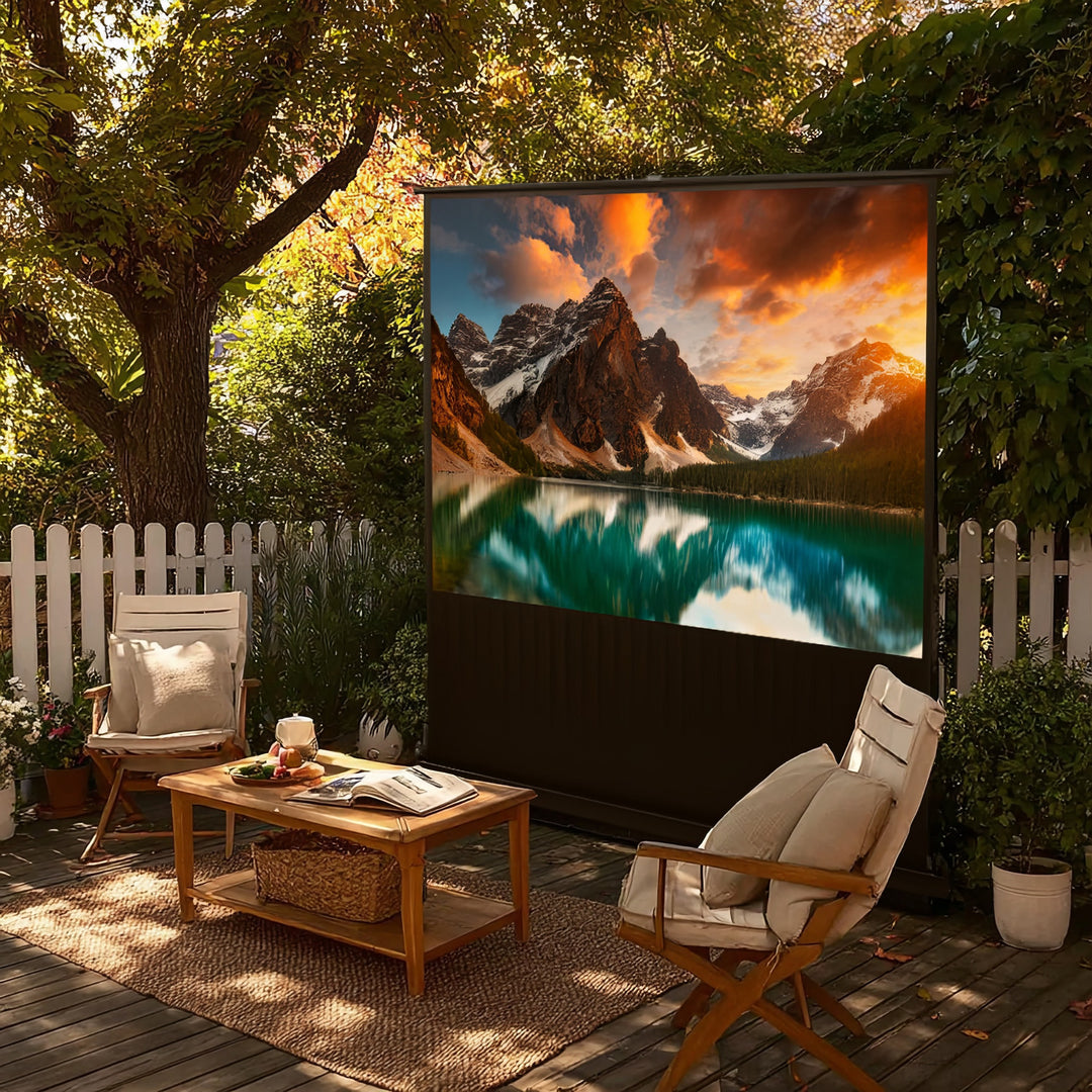 Maclean MC-964 Écran de projection portable compact sol 100" 16:9