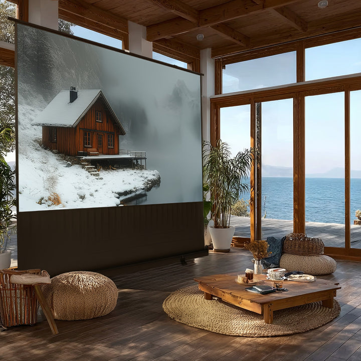 Maclean MC-964 Écran de projection portable compact sol 100" 16:9