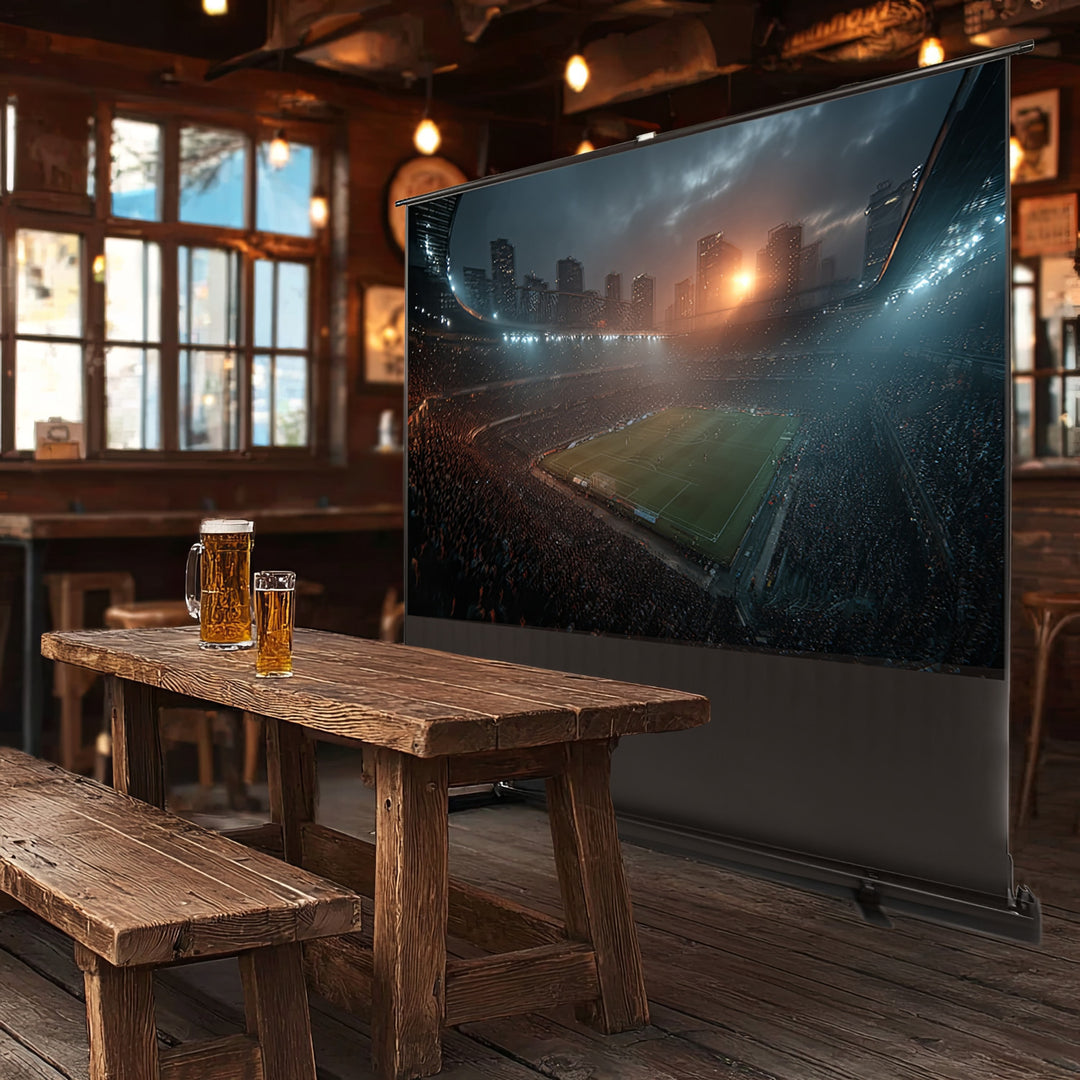 Maclean MC-964 Écran de projection portable compact sol 100" 16:9