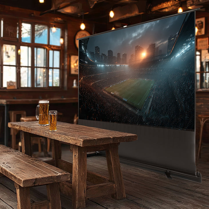 Maclean MC-964 Écran de projection portable compact sol 100" 16:9