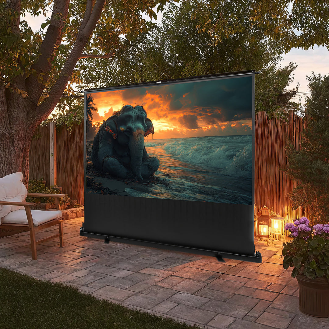 Maclean MC-964 Écran de projection portable compact sol 100" 16:9