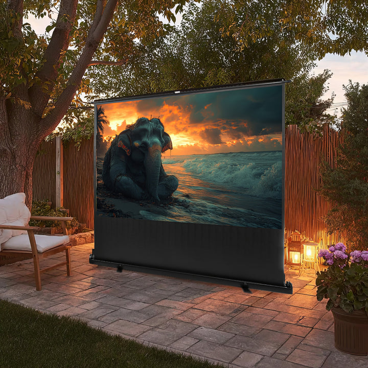 Maclean MC-964 Écran de projection portable compact sol 100" 16:9