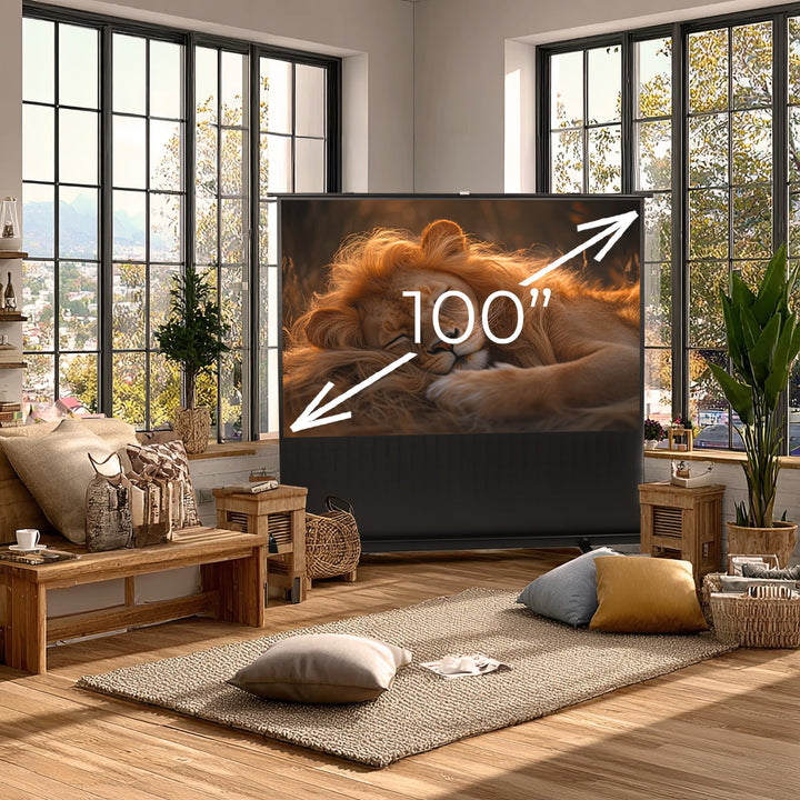 Maclean MC-964 Écran de projection portable compact sol 100" 16:9