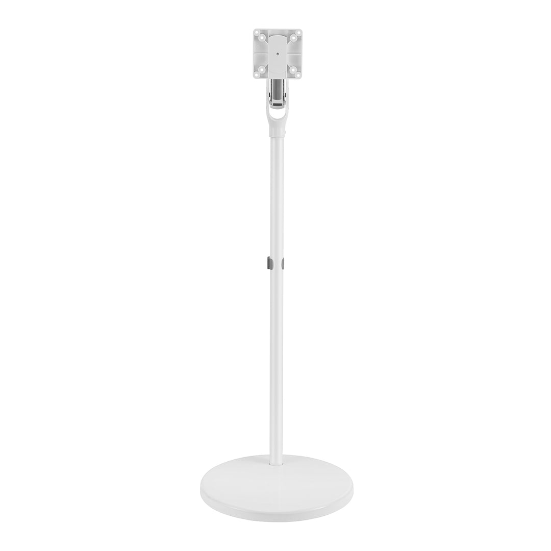 Maclean MC-970W Mobile Monitor or TV Floor Stand, Casters, Gas Spring, 17"-35", 2-10kg, White, VESA standard: 75x75, 100x100 mm