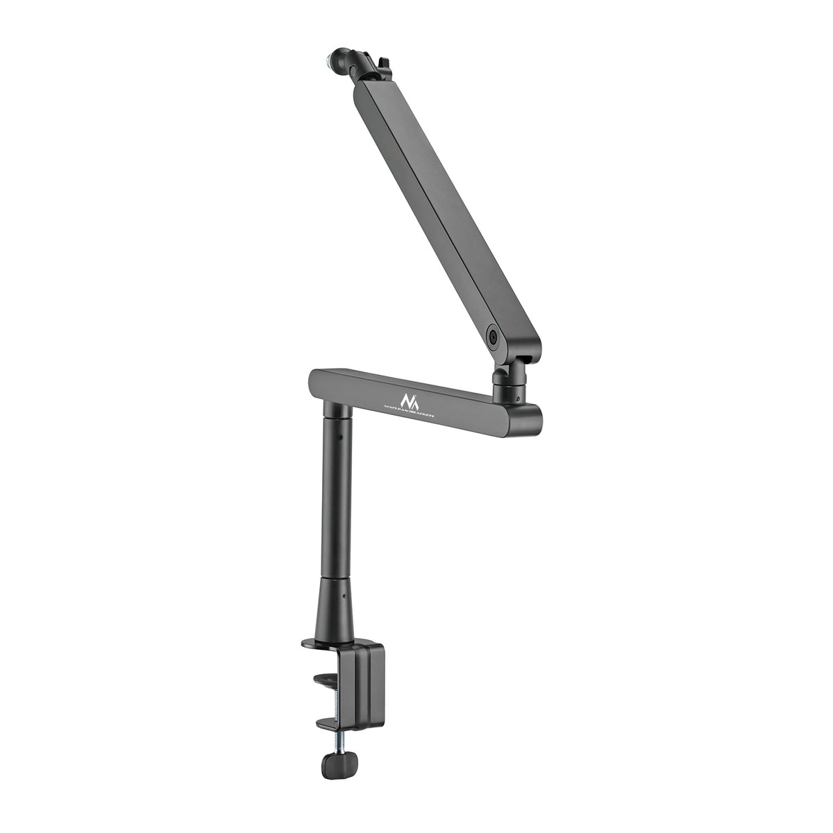 Pied De Microphone Maclean MC-898 Avec Gestion Câbles - Bras Réglable, Fixation Table, Max 1kg