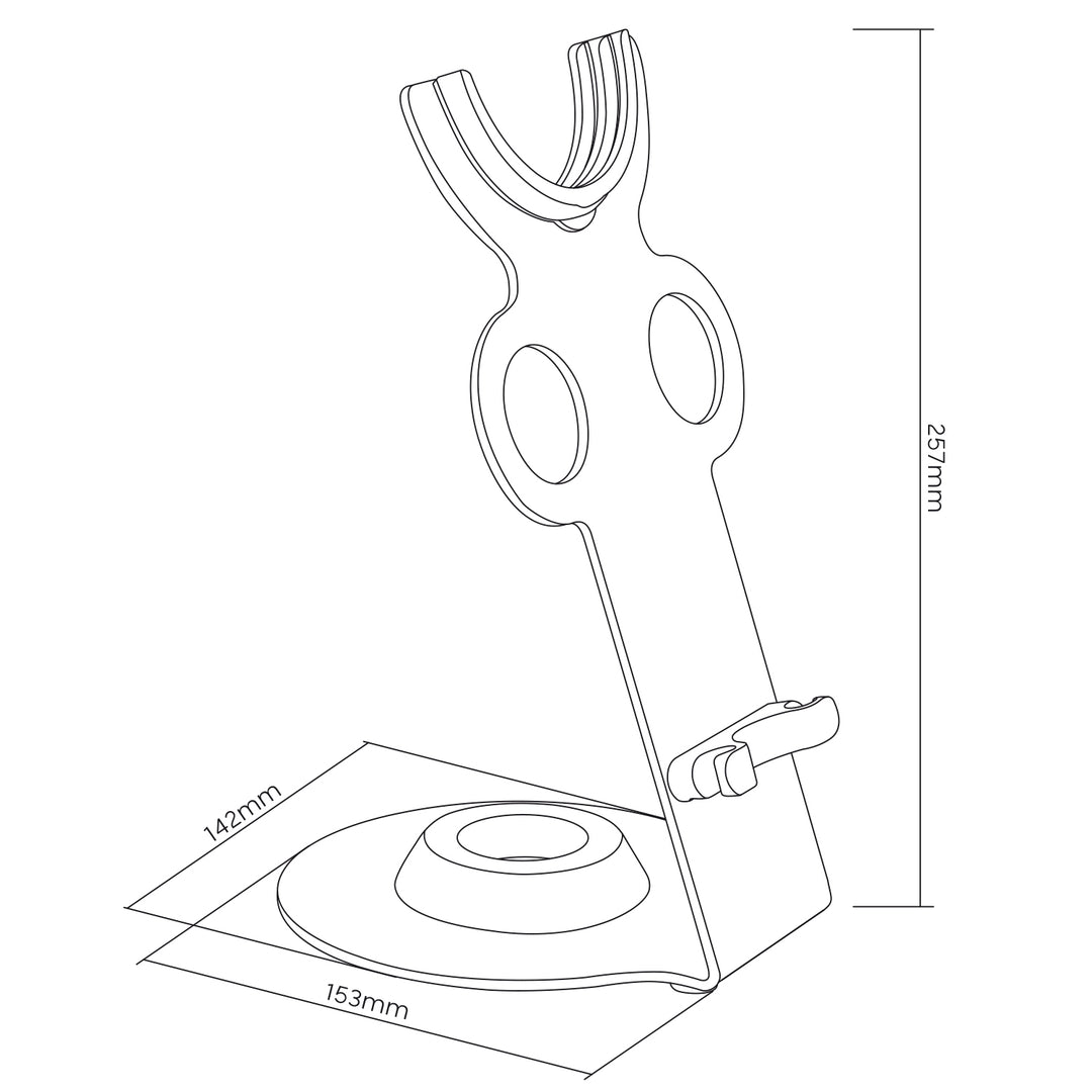 Maclean MC-973 Haartrocknerhalter Kompatibel mit Dyson Supersonic