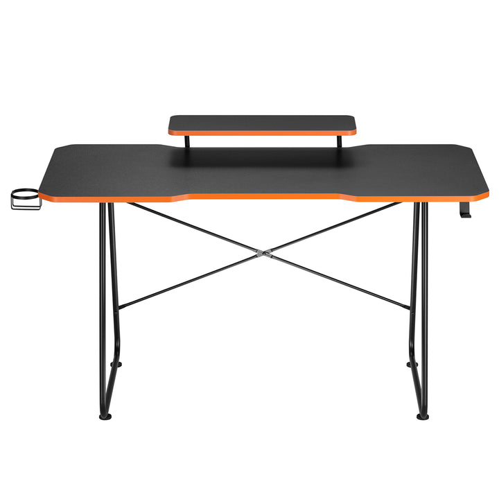 Gaming desk avec tablette pour moniteur NanoRS, 50kg max, hauteur 850mm, noir, RS170