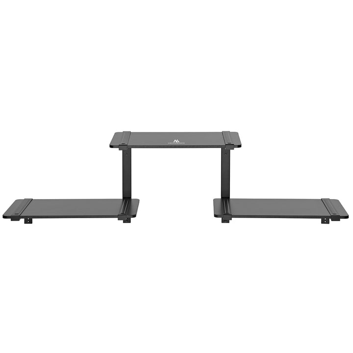 Maclean MC-974 Three-level Modular Shelves, Wall Floating Shelves, Storage, 30kg max