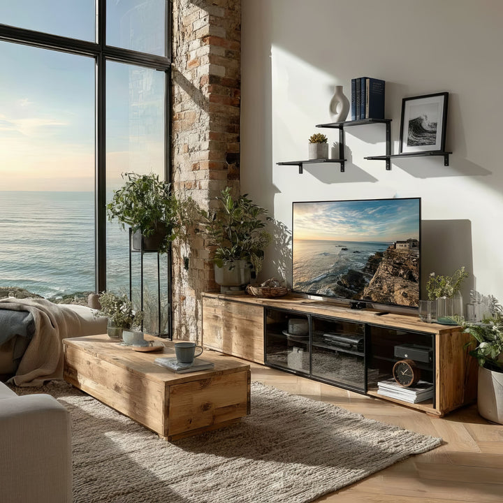 Etagères modulaires Maclean à trois niveaux, 30kg max, MC-974