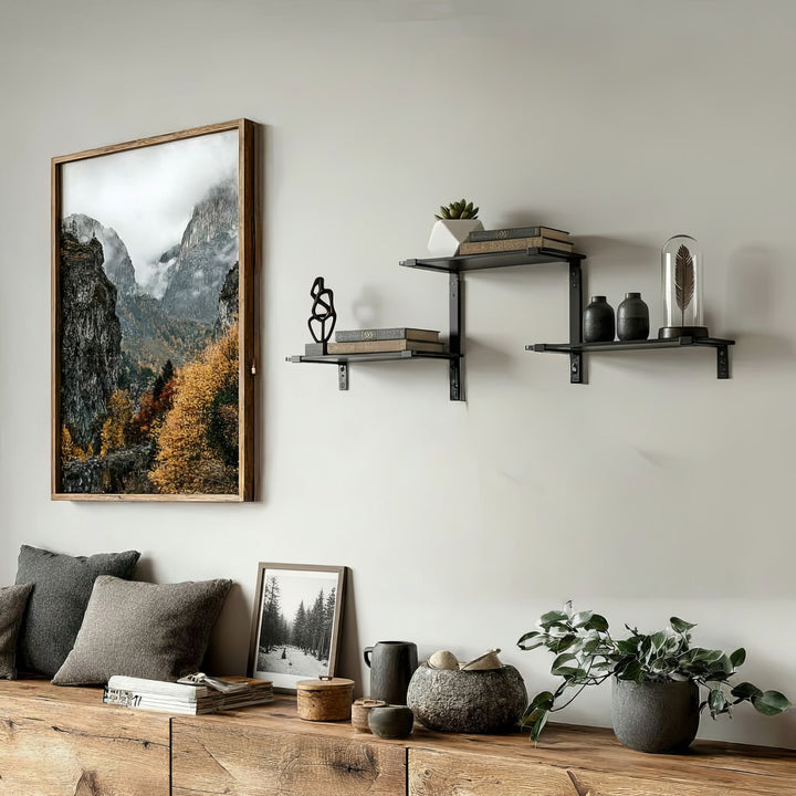 Etagères modulaires Maclean à trois niveaux, 30kg max, MC-974