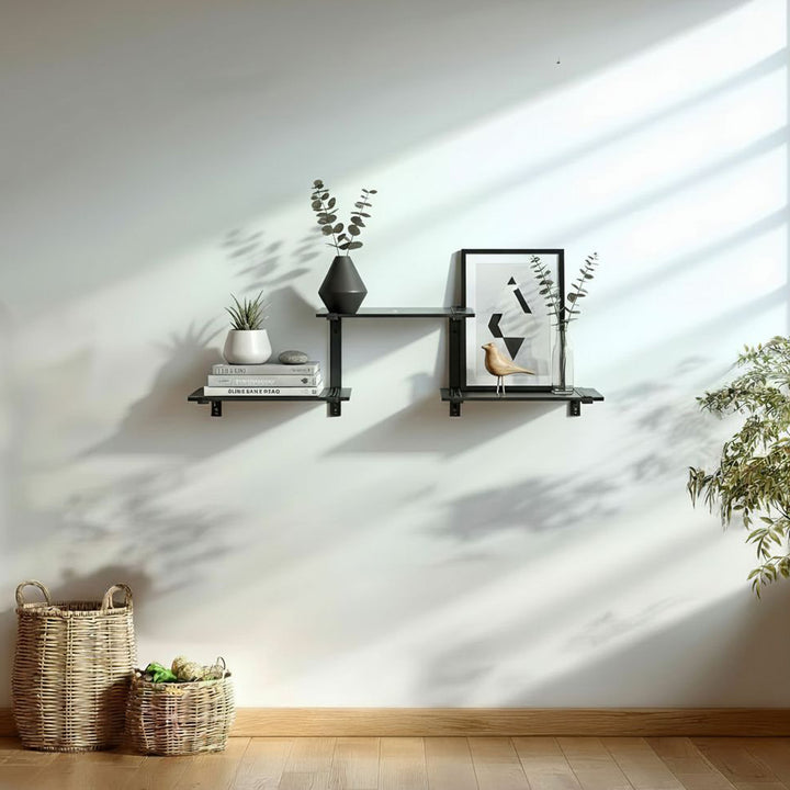 Etagères modulaires Maclean à trois niveaux, 30kg max, MC-974