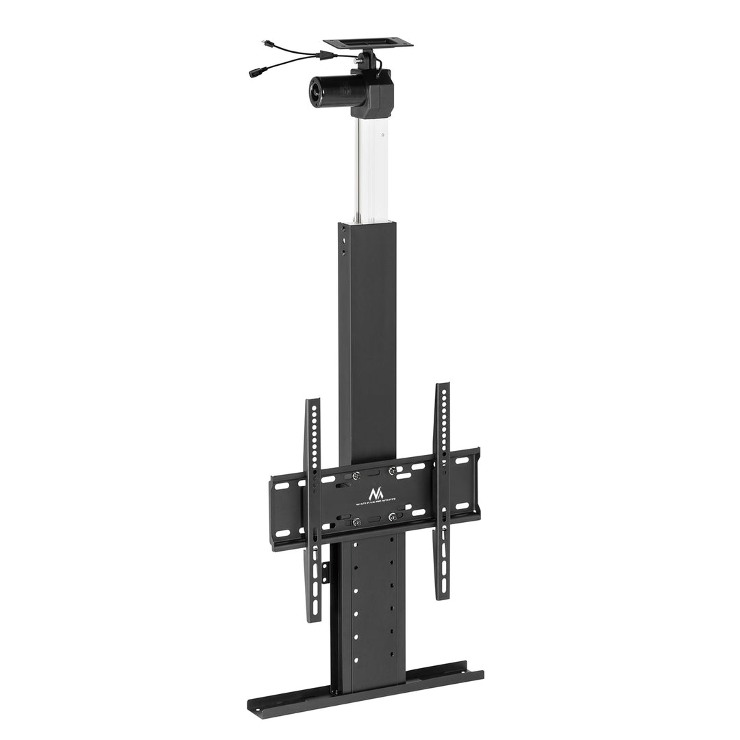 Maclean MC-976 Motorized Floor &amp; Ceiling TV Lift 50kg Cabinet Electric TV Holder Mount 32''-55''' VESA 400x400 Remote Control