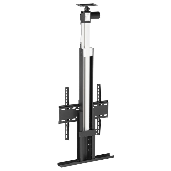 Maclean MC-976 Motorized Floor &amp; Ceiling TV Lift 50kg Cabinet Electric TV Holder Mount 32''-55''' VESA 400x400 Remote Control