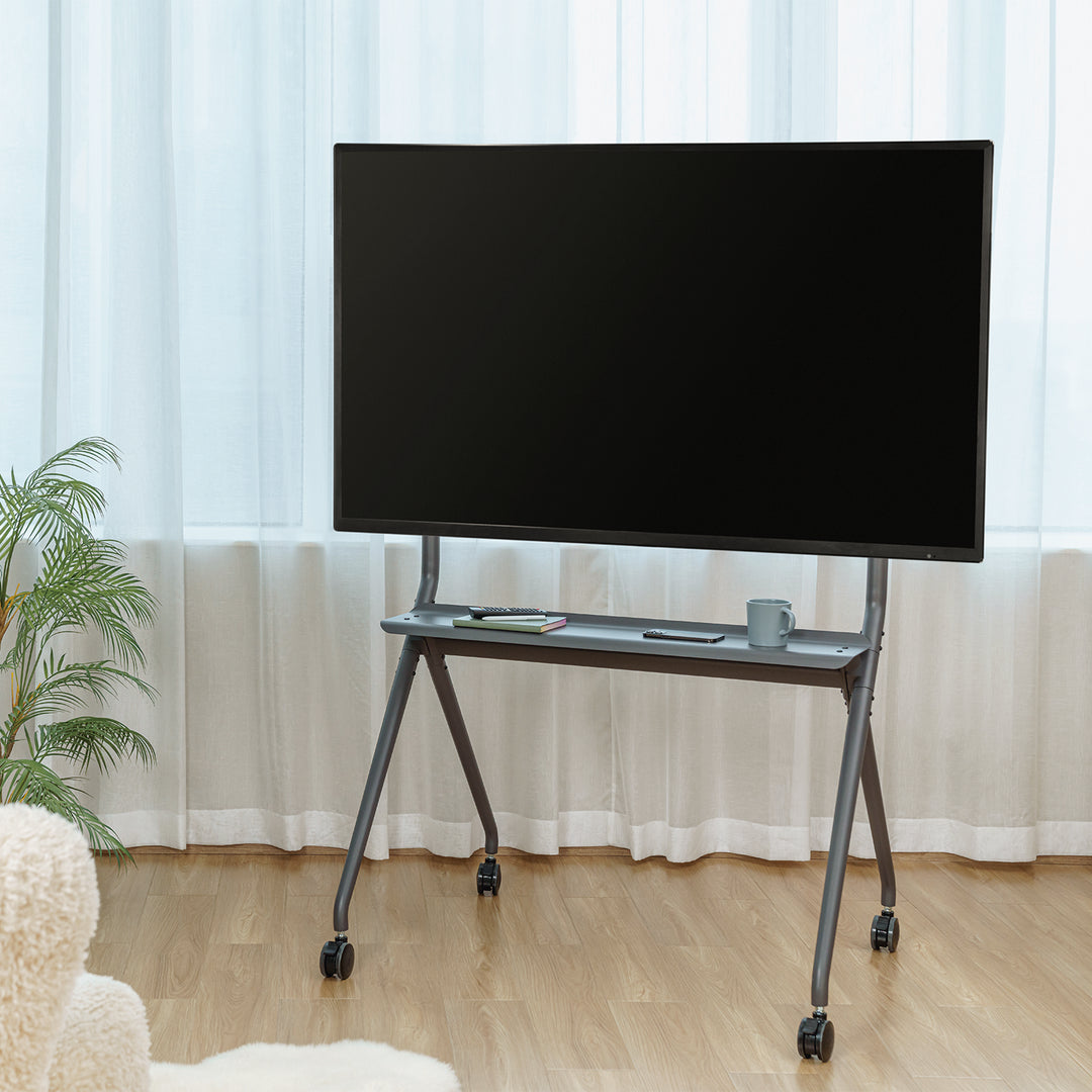 Meuble TV mobile Maclean, 50"-86", 120kg, MC-977 noir