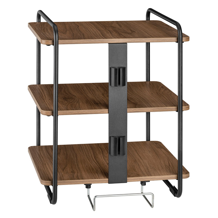 Maclean MC-978 Stylish 3-shelf Cabinet, Bookcase, Shelves, 90kg max, 454x400x496mm