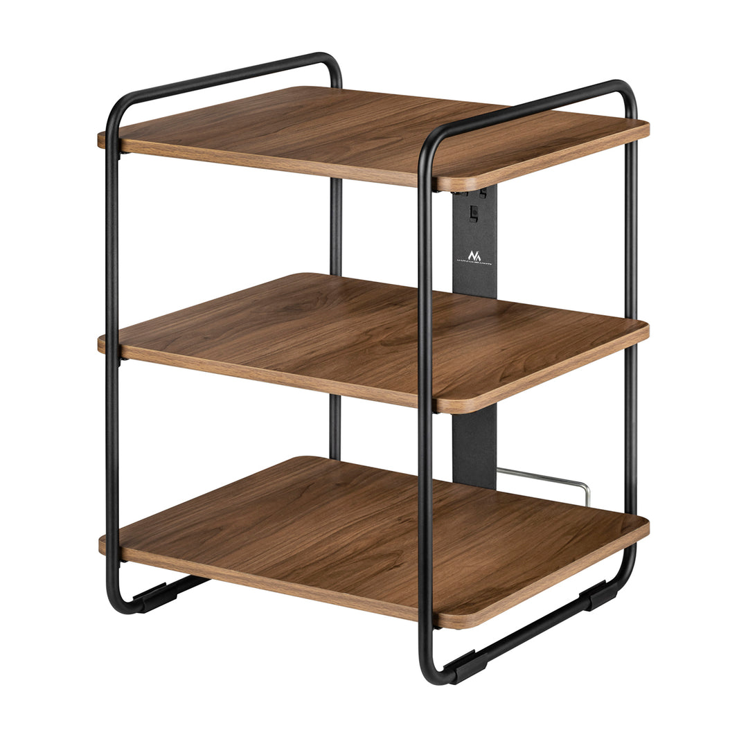 Maclean MC-978 Stylish 3-shelf Cabinet, Bookcase, Shelves, 90kg max, 454x400x496mm