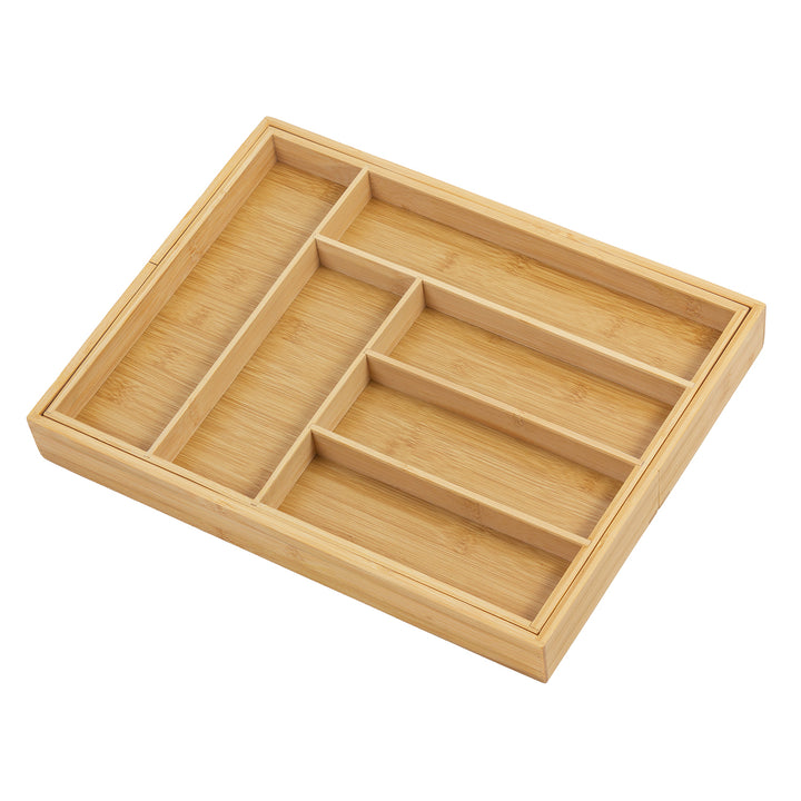 GreenBlue extendable bamboo cutlery organizer, 325-500x430x45mm, GB379