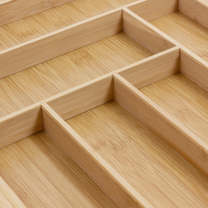 GreenBlue extendable bamboo cutlery organizer, 325-500x430x45mm, GB379