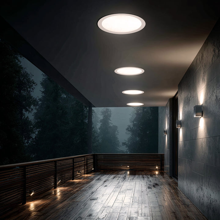 Maclean MCE372 R Panel LED de techo, Montaje empotrado SLIM, 18 W, blanco neutro 4000 K, 170*26 mm, 1900 lm