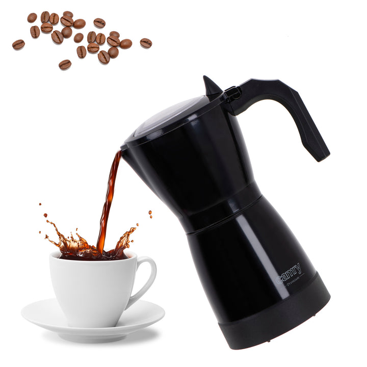 Moka Camry CR 4415B Machine à café électrique 300ml pour 6 tasses d'espresso