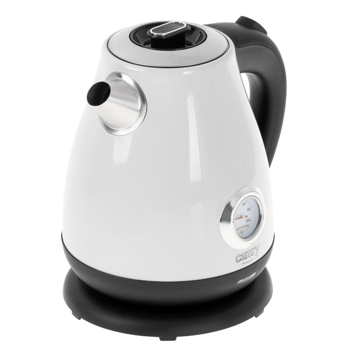 Camry electric kettle, cordless, with thermometer, 1.7L, 2200W, CR 1344