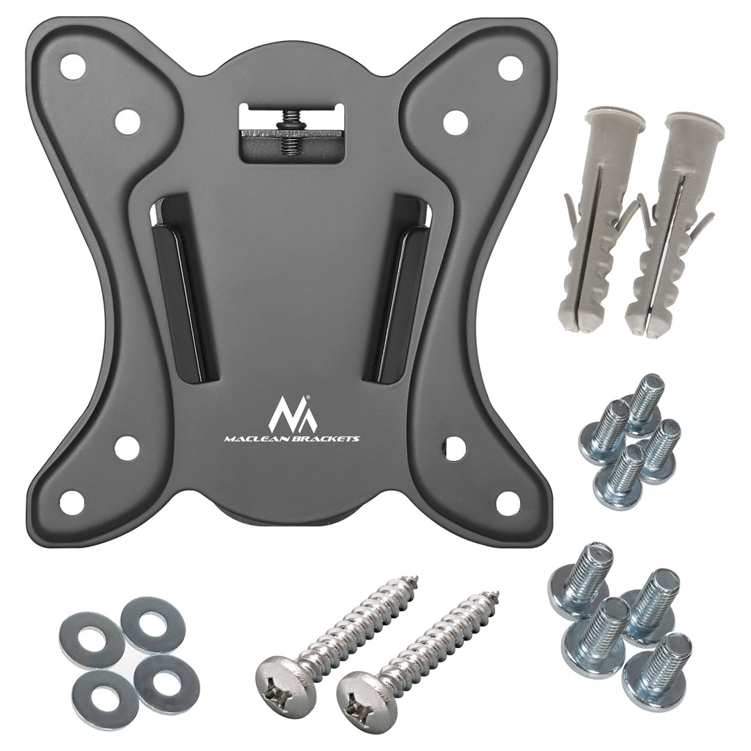 Maclean MC-715A TV Mount, TV Holder, Max VESA 100x100, 13-27", 25kg