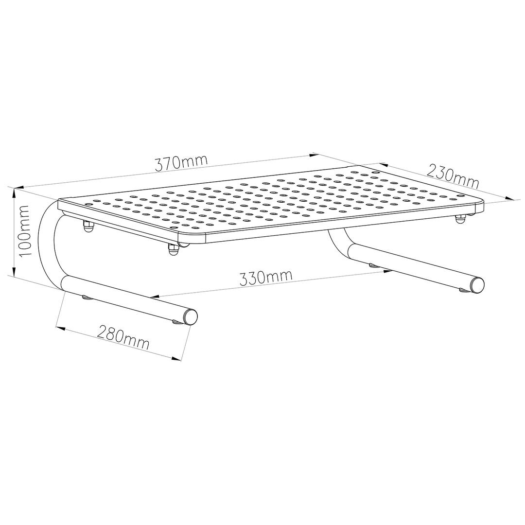 Maclean Monitor-/Laptop-Ständer, 13-32", MC-948, Maximale Belastung: 20 kg