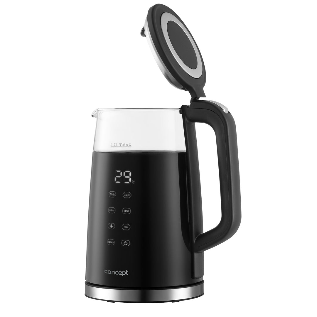 Concept RK4100 Bouilloire électrique en verre 1,7 l avec contrôle de la température