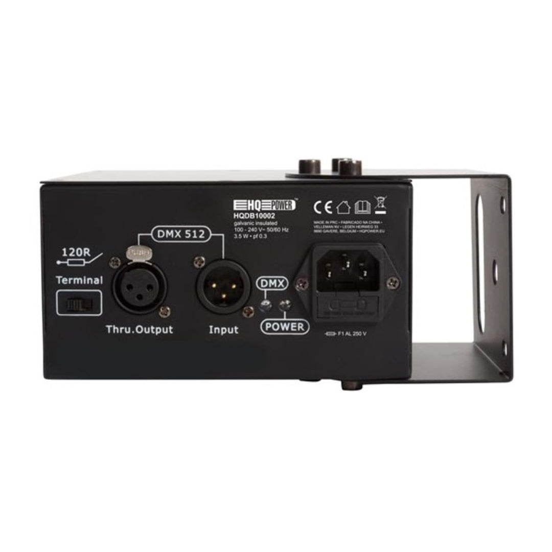 DMX 8-way compact distributor with LED HQ-Power HQDB10002