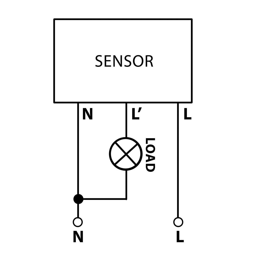 Maclean PIR-Sensor mit kurzer Reichweite, Reichweite 5-6cm, Unterputzdose, max. Belastung 1200W, MCE313 B