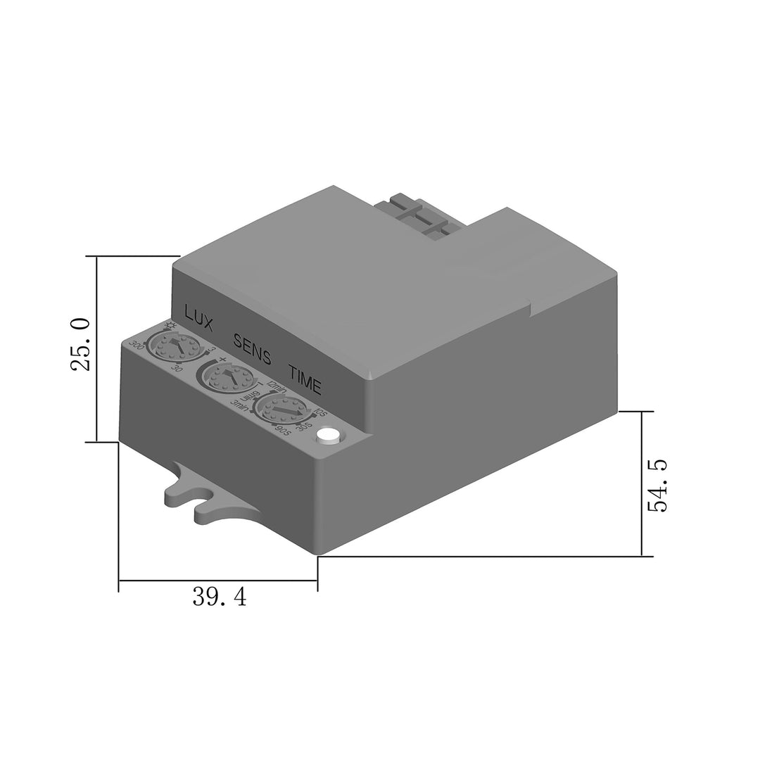 Maclean Mikrowellen-Bewegungsmelder, Reichweite 8m, max. Belastung 1200W, IP20, 5,8 GHz, MCE316